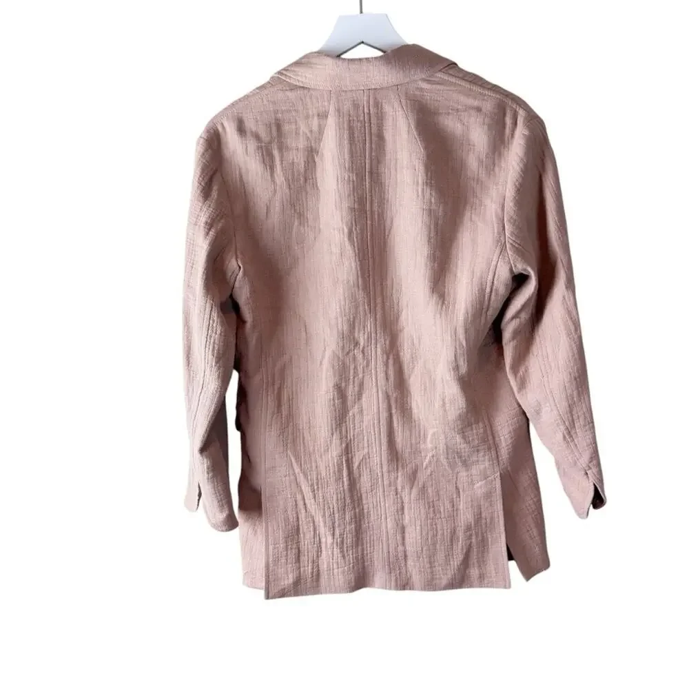 Madewell Cotton-Linen Relaxed‎ Larsen Blazer